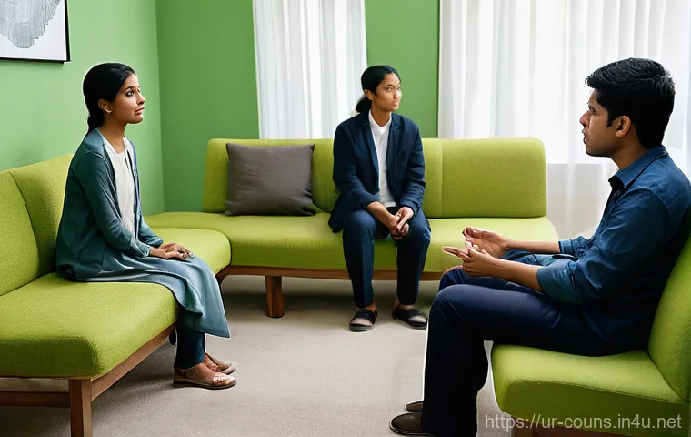 상담심리사 자격증으로 글로벌 진출하기 - **Prompt 1: Global Online Counseling Connection**
    "A professional, empathetic South Asian female...