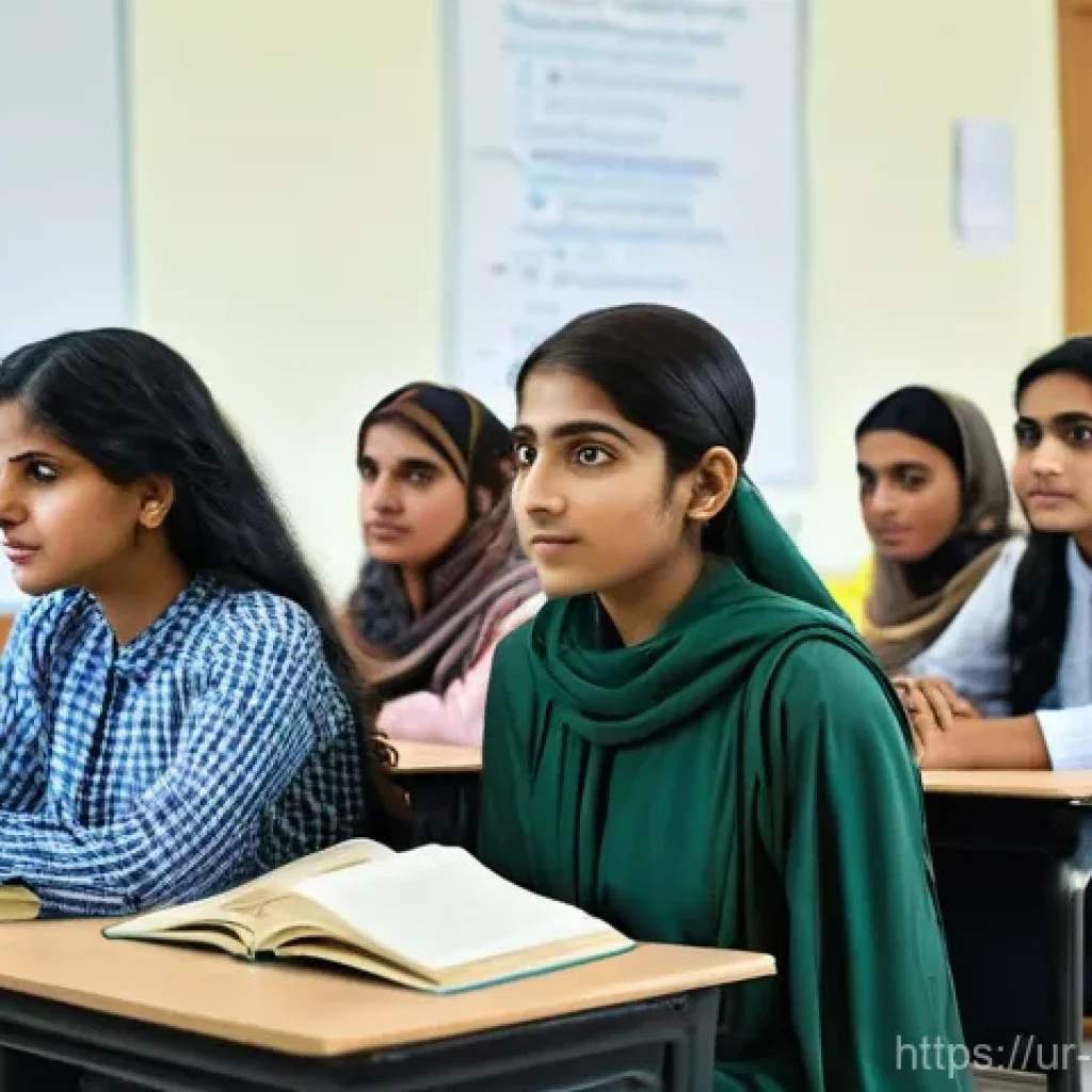 상담심리사로 전업 준비하기 - **Prompt: "A diverse group of university students, representing various ethnic backgrounds from Paki...