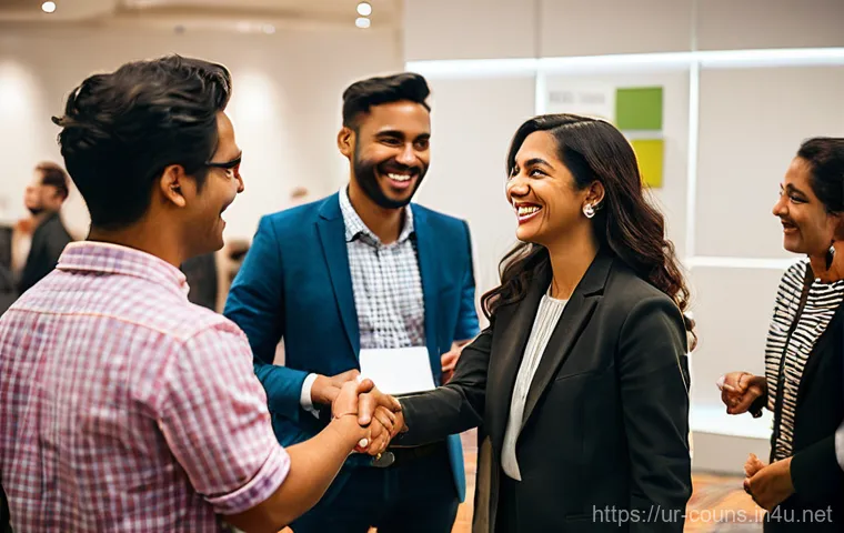 상담심리사와 관련된 취업 포털 사이트 - **Prompt:** "A young, professional South Asian woman, elegantly dressed in modest business attire (a...