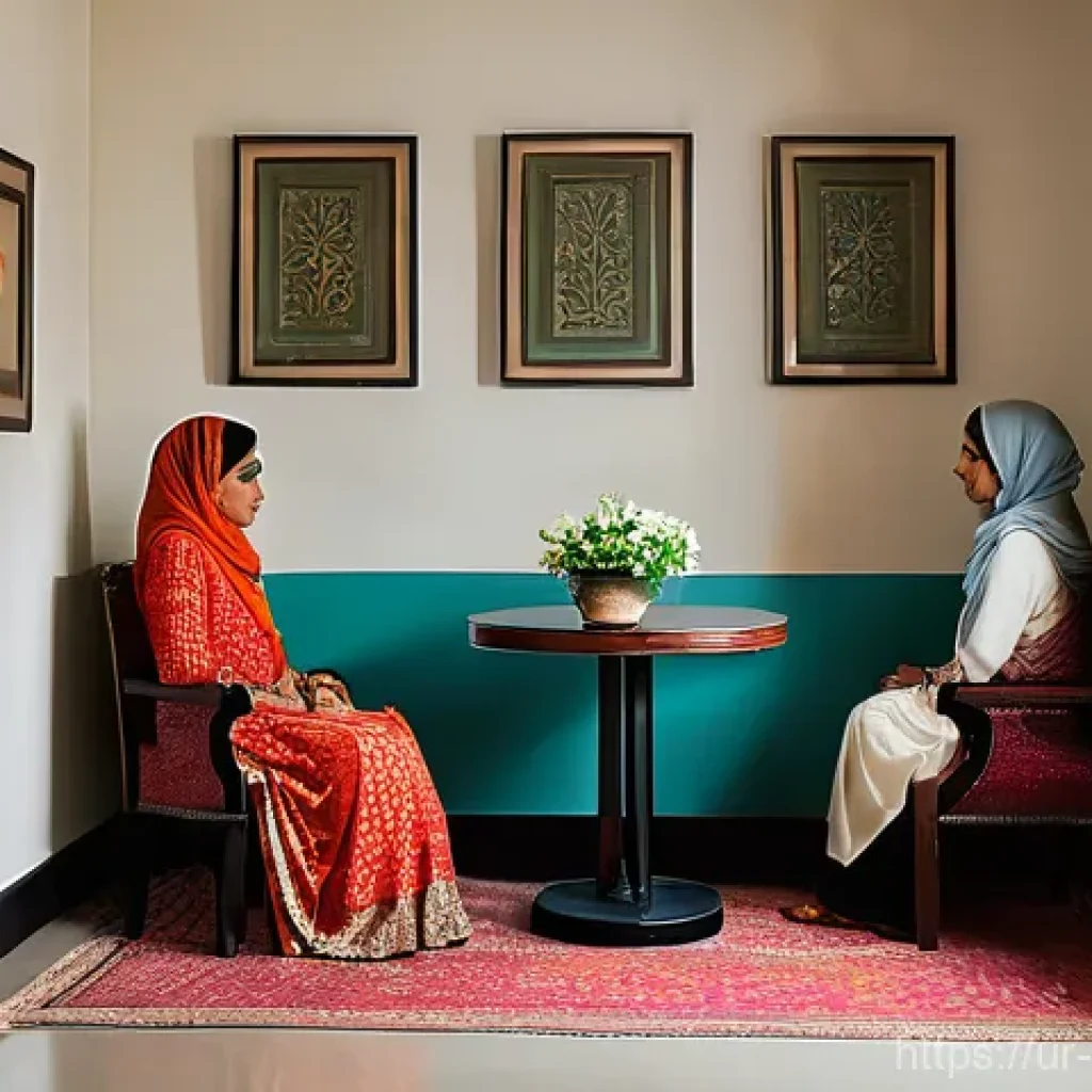 상담심리사로서 클라이언트 기록 관리법 - **Prompt:** "A warm, inviting consultation room in a modern psychology clinic in Pakistan. A female ...