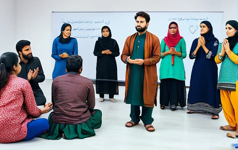 상담심리사 수련 과정 경험담 - **A Counseling Session: Empathy and Hope**
    A warm and inviting counseling room in a contemporary...