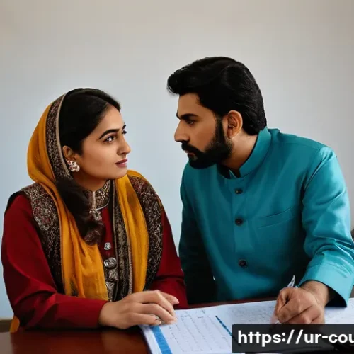 상담심리사와 정신과 전문의의 협업 사례 - A professional mental health clinic scene featuring a Pakistani psychologist and a female counselor ...